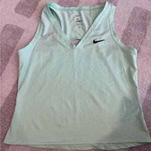 Nike Green Sleeveless Tank Top